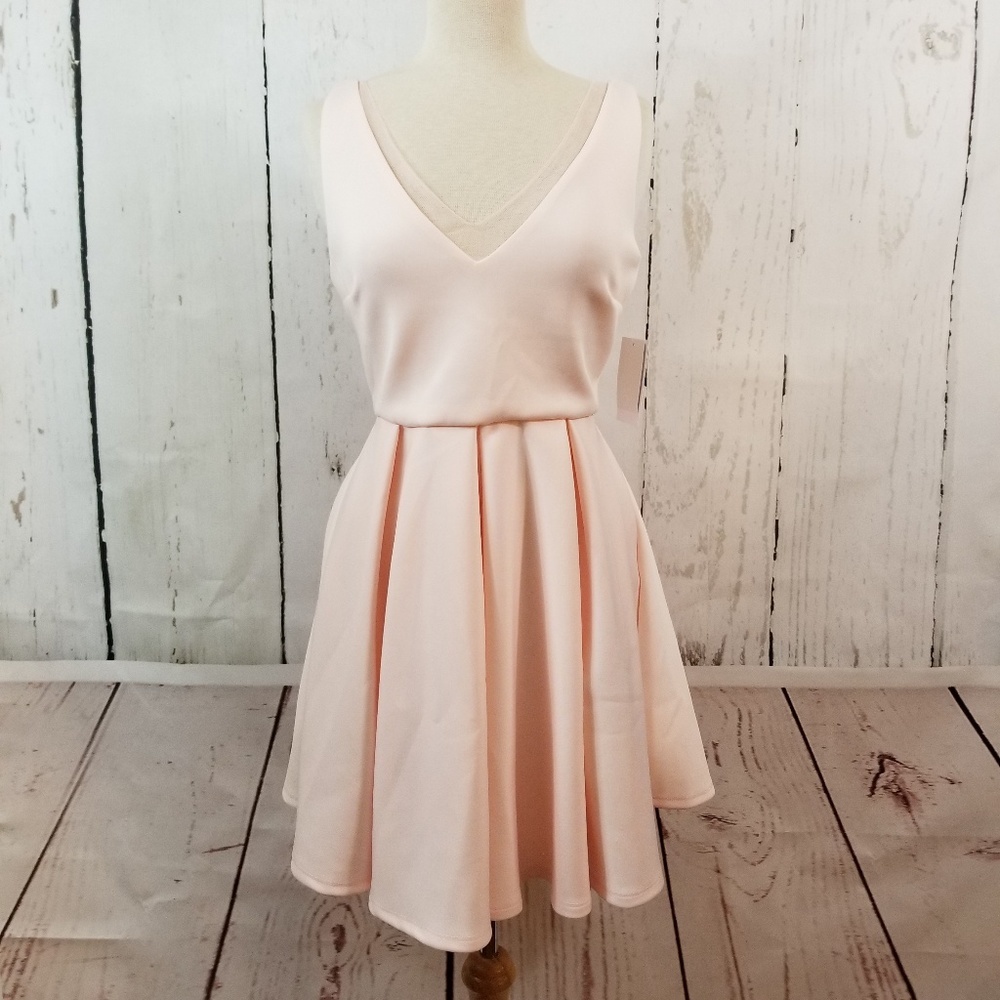 KALANI HILLIKER for Alyce V-Neck Dress w/Pockets